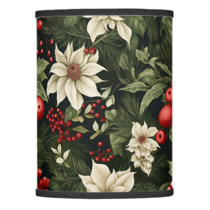 Botanical Christmas Pattern Lamp Shade