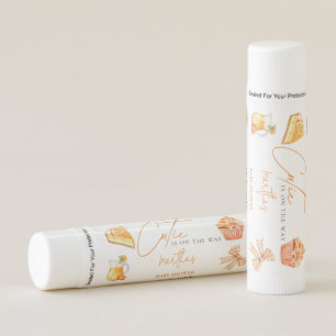 Botanical citrus orange Cutie Summer Baby Shower Lip Balm