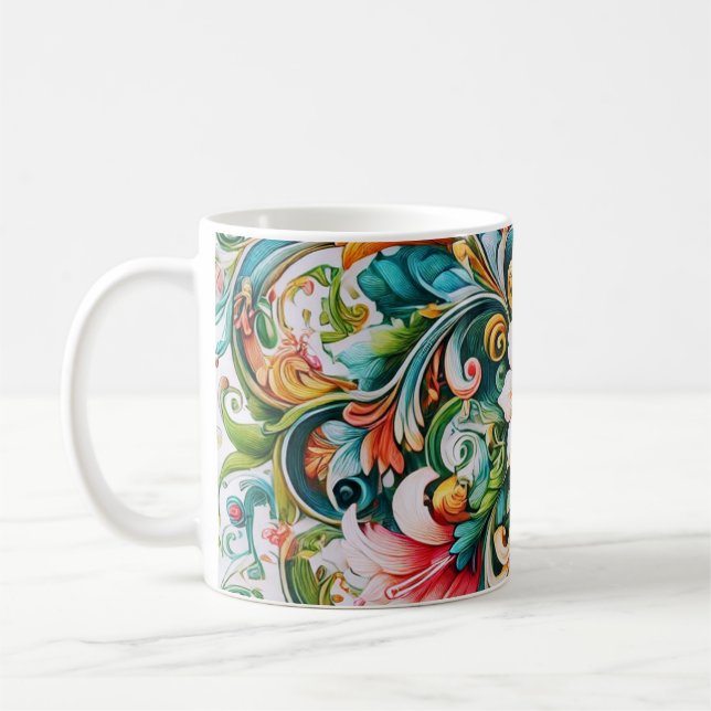 Botanical Coffee mug  (Left)