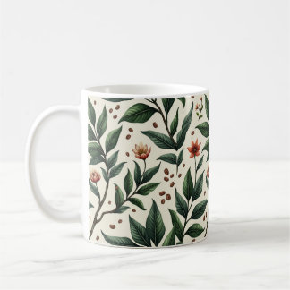 Botanical Coffee Plant Mug
