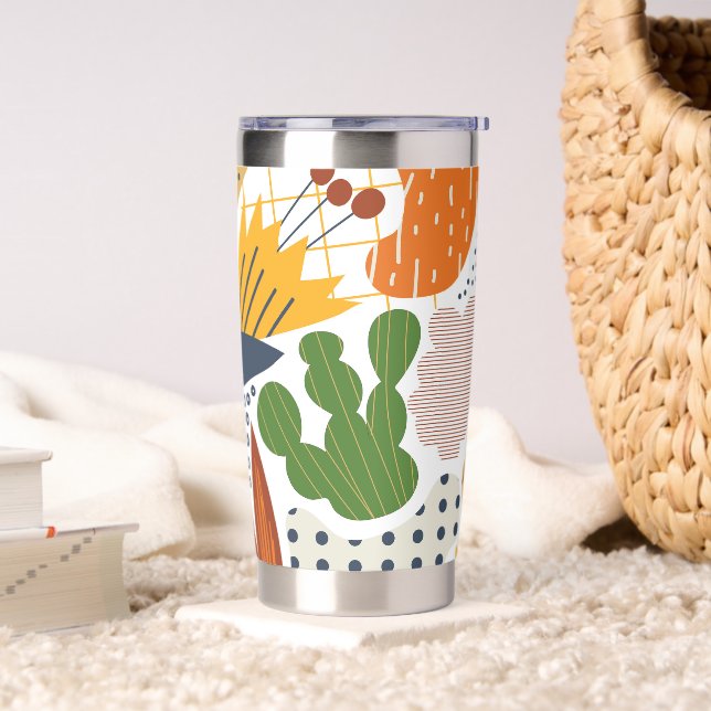Botanical Collage Insulated Tumbler (Living Room)