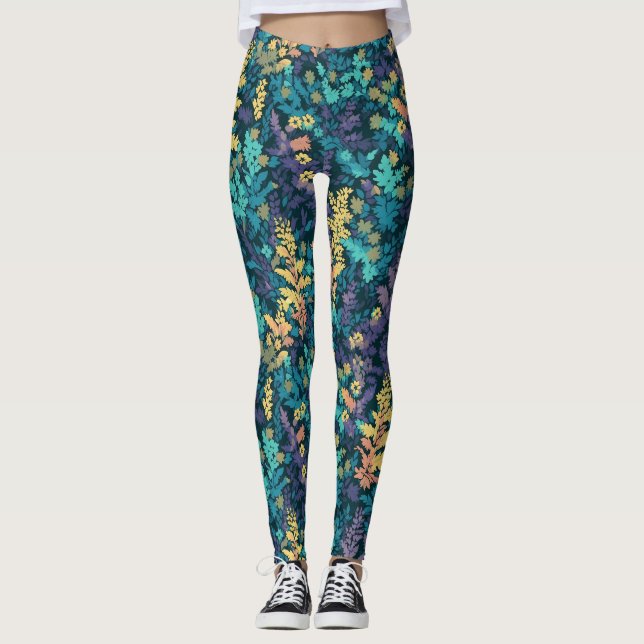 Botanical: Cool Spring Leggings (Front)
