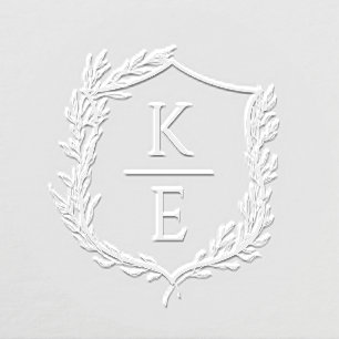 Botanical Crest Monogram Embosser