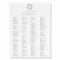 Botanical Crest Monogram Wedding Seating Chart