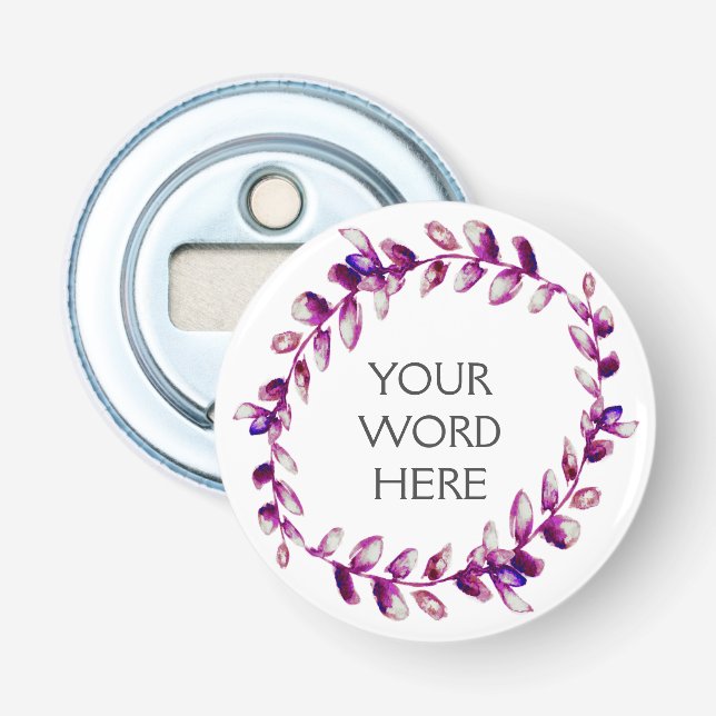 Botanical Crown - Diana - Bottle Opener (Front)