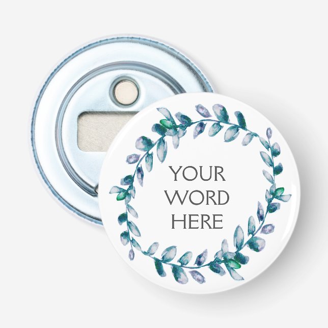 Botanical Crown - Salacia - Bottle Opener (Front)