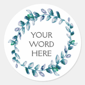 Botanical Crown - Salacia - Classic Round Sticker