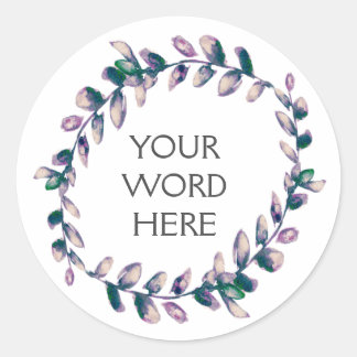 Botanical Crown - Venus - Classic Round Sticker