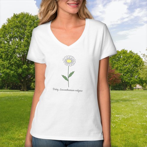 Botanical Daisy Pastel Flower T_Shirt