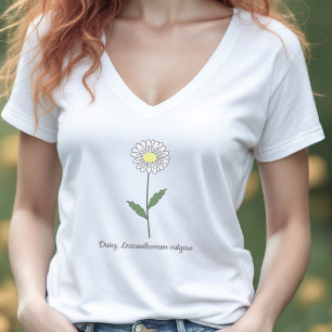 Botanical Daisy Pastel Flower T-Shirt