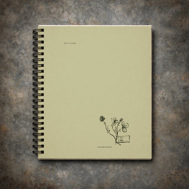 Botanical Dark Academia Garden Reader Gift Notebook (Creator Uploaded)