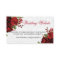Botanical Dark Red Floral Design - Wedding Website