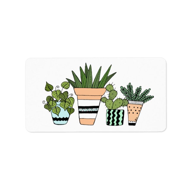 Botanical  Decorative Sticker (Front)
