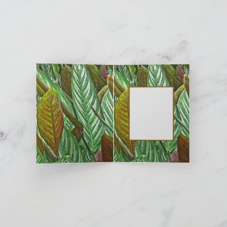 Botanical /Dieffenbachia Tropical Jungle Plant