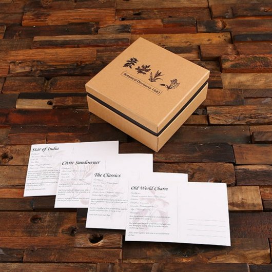 Botanical Discovery Gin Gift Set w/ Rocks Glasses (Front)