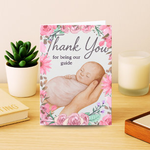 Botanical Doula Thank You Note   From New Parents
