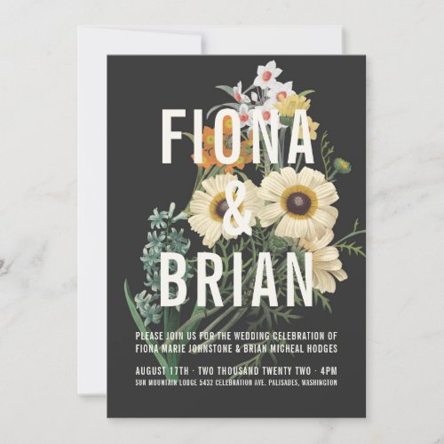 Botanical Dream Wedding Invitations