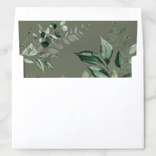 Botanical Elegance Envelope Liner