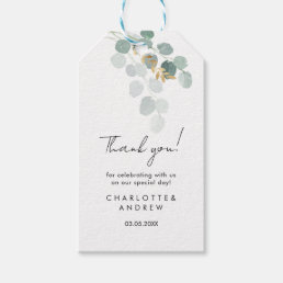 Botanical, elegant, handwriting gift tags