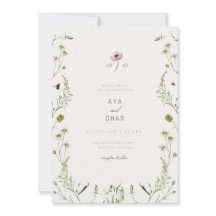 Botanical Elegant Wedding Invitation – Floral Desi