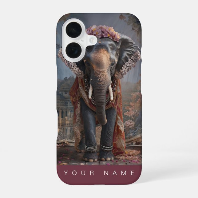 Botanical Elephant Iphone Case (Back)