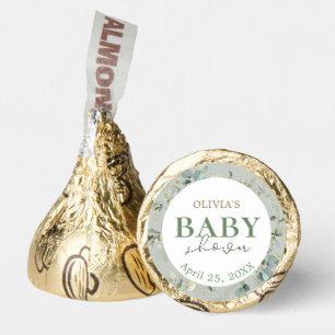 Botanical Eucalyptus Baby Shower Hershey®'s Kisses®