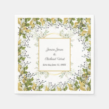 Botanical Eucalyptus Gold Frame Wedding 