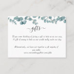 Botanical Eucalyptus Wedding RSVP Enclosure Card