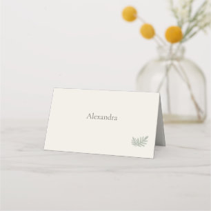 Botanical Evergreen Dinner Party Place Card