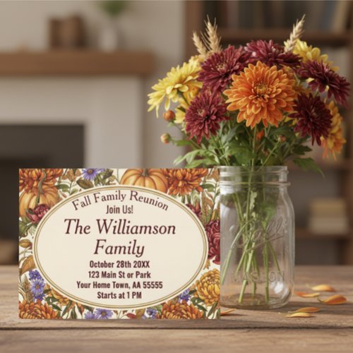 Botanical Fall Floral Reunion 