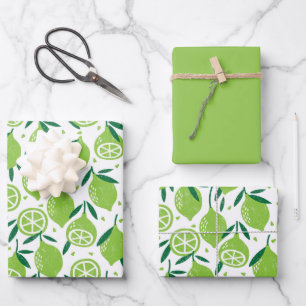 Botanical Festive Holiday and Birthday Custom Wrap Wrapping Paper Sheets