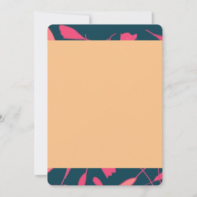 Botanical flat note card (Front)