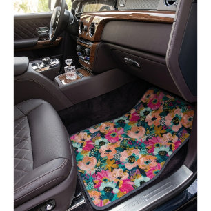 Botanical Floral Car Floor Mat