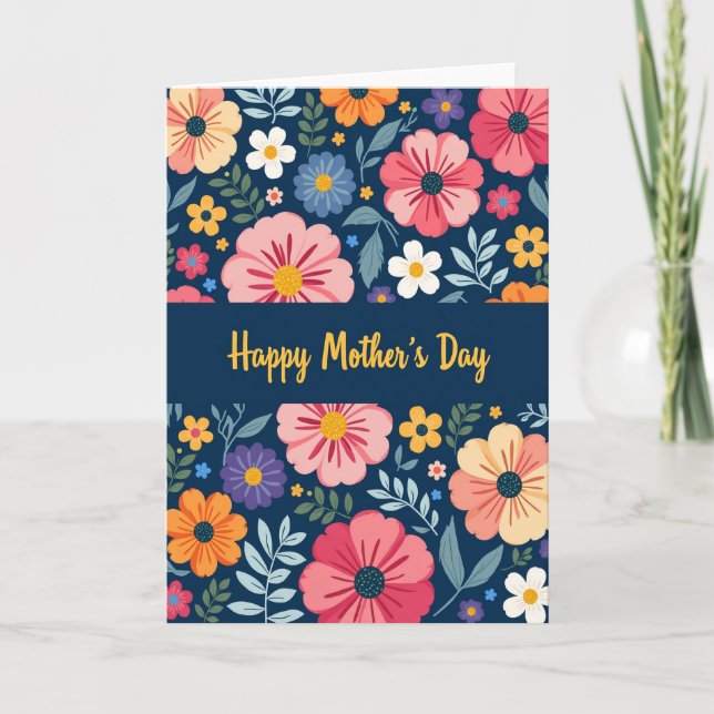 Botanical Floral Card (Front)