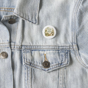 Botanical Floral Cottagecore Inspirational Design Button