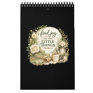 Botanical Floral Cottagecore Inspirational Design Calendar