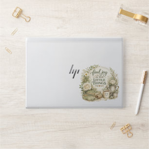 Botanical Floral Cottagecore Inspirational Design HP Laptop Skin