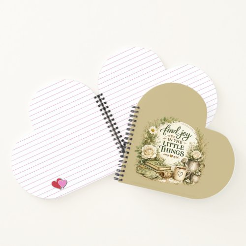 Botanical Floral Cottagecore Inspirational Design Notebook