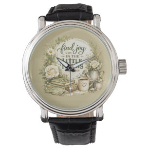 Botanical Floral Cottagecore Inspirational Design Watch