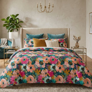 Botanical Floral Duvet Cover