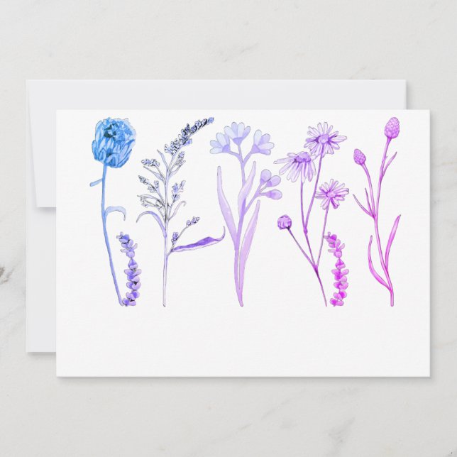 Botanical Floral for Weddings, Showers & Events Invitation (Front)