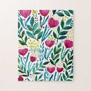 Botanical floral illustration jigsaw puzzle