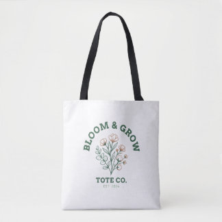 Botanical Floral | Minimalist Garden Nature Tote Bag