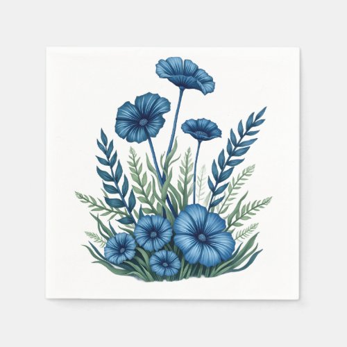 Botanical Floral Paper Napkins for Everyday Events