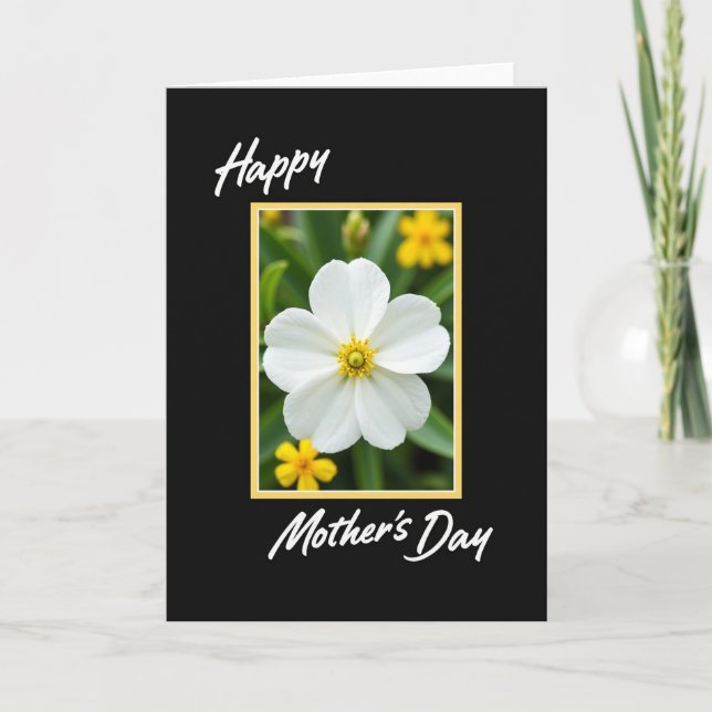 Botanical Floral Pattern Card (Front)