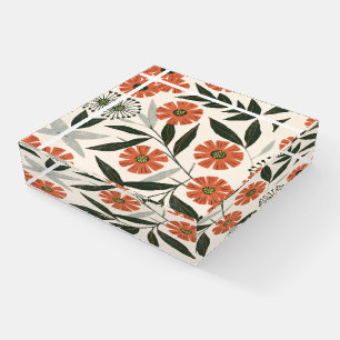 Botanical Floral Pattern Paperweight