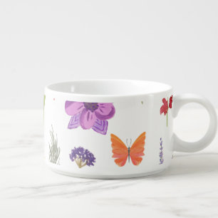 Botanical Floral Soup Bowl Gift for Her