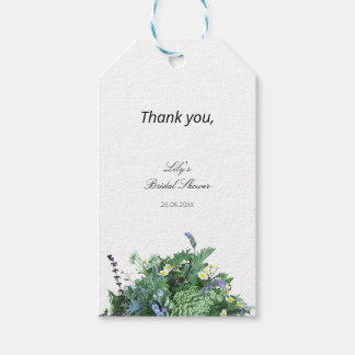 Botanical Floral Thank You Gift Tags