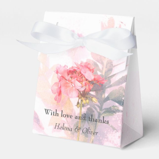 Botanical Floral Wedding | Favor Boxes (Front Side)