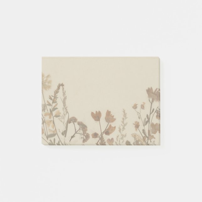 Botanical Flower Collage Notes (Front)